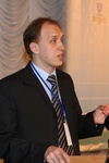 Выступает член Совета, Председатель Алтайского регионального отделения Российского союза молодых ученых Евгений Попов