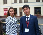 Участники Школы на Новом Арбате– Шаяхметова Лейсэн и Сахметов Кайырболат (Казахстан)