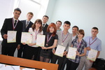 Обладатель 3 места команда Стерлитамакского филиала БашГУ и члены жюри