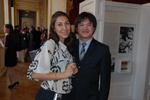Лейсэн Шаяхметова и Паскаль Сим,один из организаторов международного форума, выпускник юридического факультета Сорбонны. Париж, 22 июня 2010г.